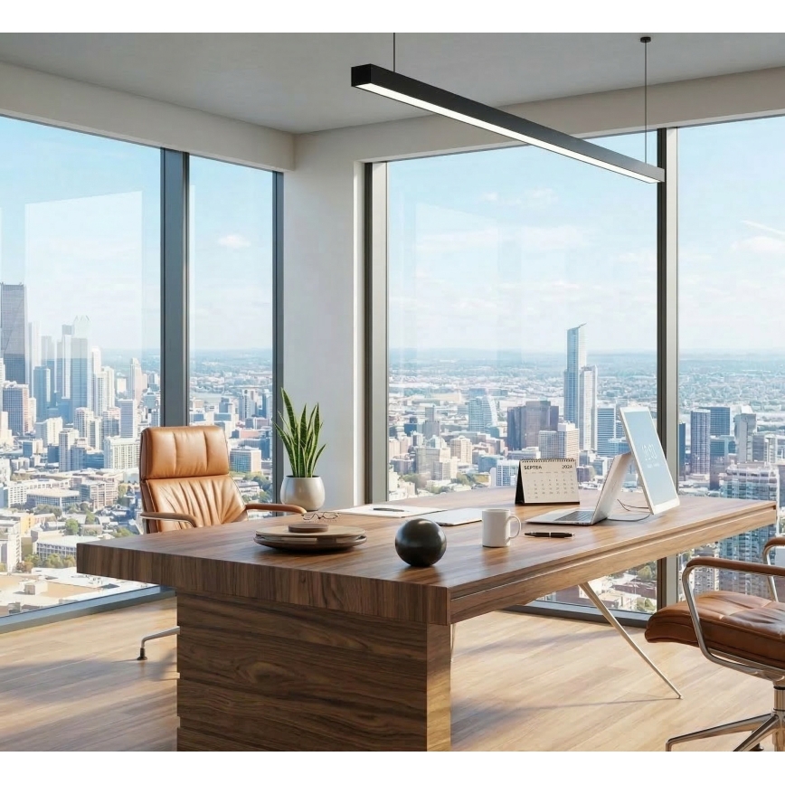 LED griestu lampa ALLDAY BASIC LED/40W/230V 2700/4000/6000K melna