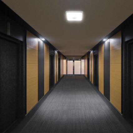 LED Griestu lampa ar sensoru SAMSUNG CHIP LED/12W/230V 3000/4000/6000K balta