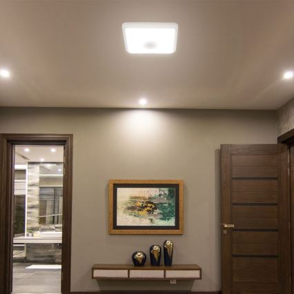 LED Griestu lampa ar sensoru SAMSUNG CHIP LED/12W/230V 3000/4000/6000K balta