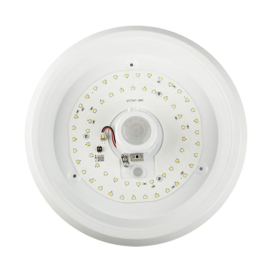 LED Griestu lampa ar sensoru SAMSUNG CHIP LED/12W/230V 3000/4000/6000K d. 29 cm balta