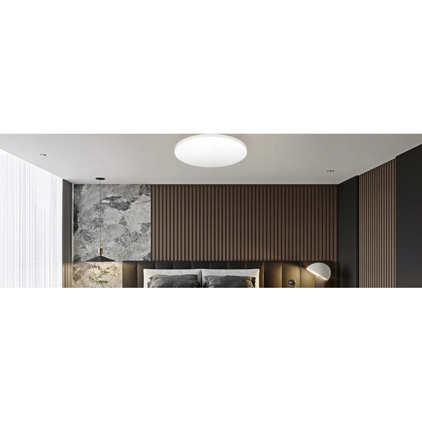 LED Griestu lampa ar motion un dusk sensors LED/24W/230V 4000K d. 32,5 cm balta