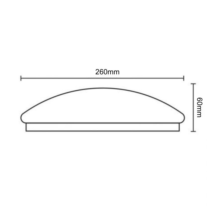 LED Griestu lampa ar sensoru OPAL LED/12W/230V 4000K