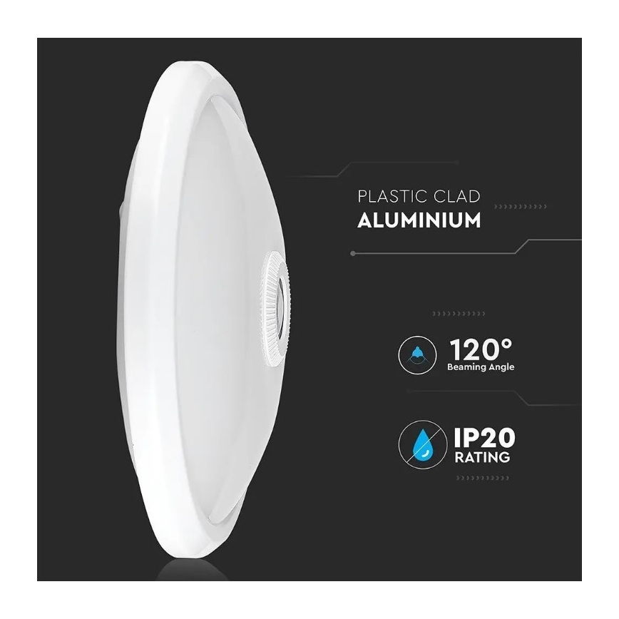 LED Griestu lampa ar sensoru SAMSUNG CHIP LED/12W/230V 4000K