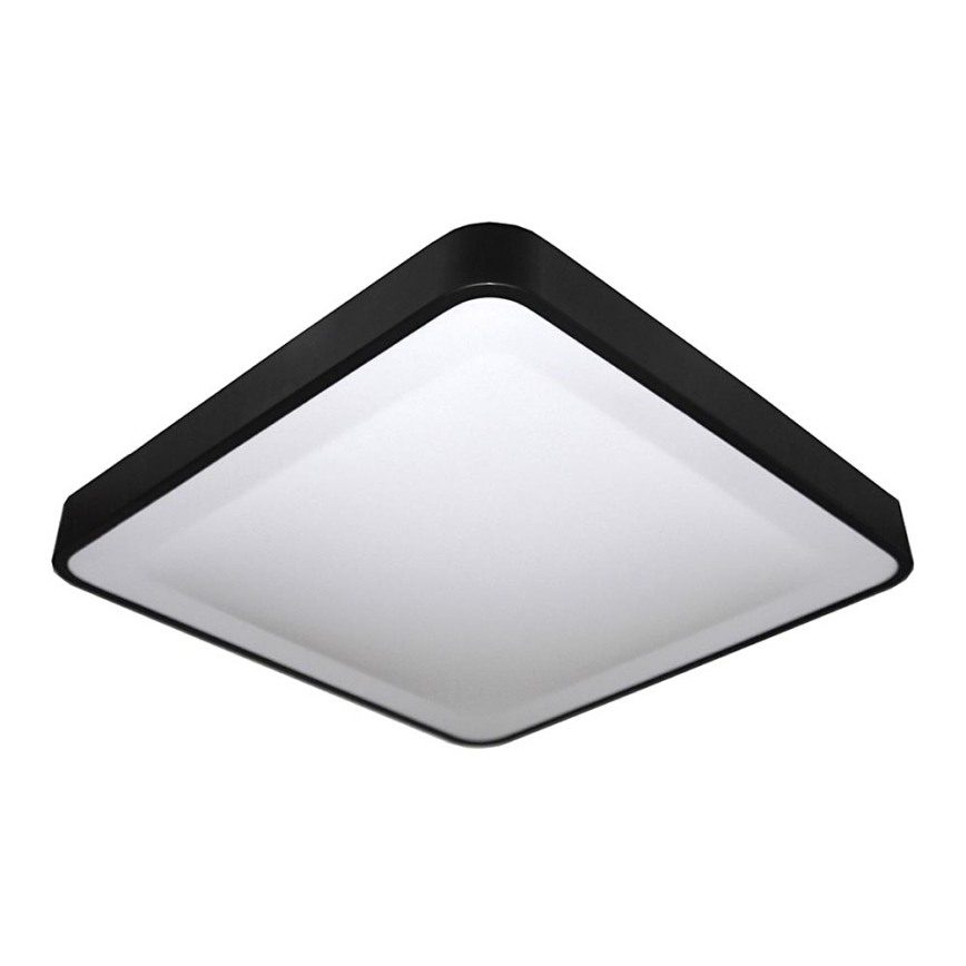 LED Griestu lampa ar sensoru WILTON LED/24W/230V 37,5x37,5 cm melna