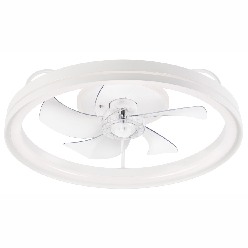 LED Aptumšojama griestu lampa ar ventilatoru FARGO LED/37W/230V balta + tālvadības pults