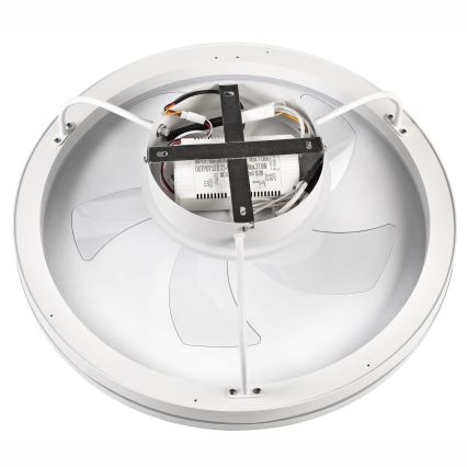 LED Aptumšojama griestu lampa ar ventilatoru FARGO LED/37W/230V balta + tālvadības pults