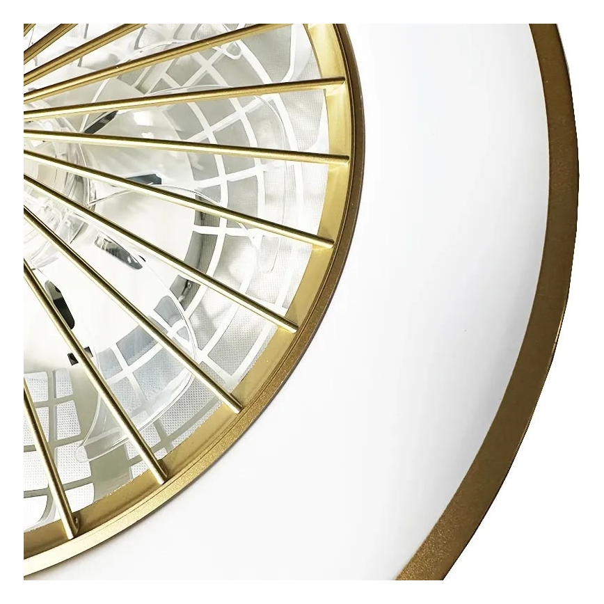 LED Aptumšojama griestu lampa ar ventilatoru OPAL LED/48W/230V 3000-6500K + tālvadības pults