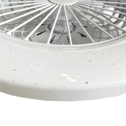 LED Aptumšojama griestu lampa ar ventilatoru STAR LED/48W/230V 3000-6500K + tālvadības pults