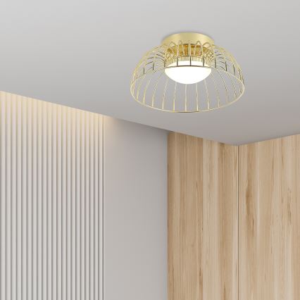 LED griestu lampa BETSY LED/12W/230V Ø 25 cm zelta