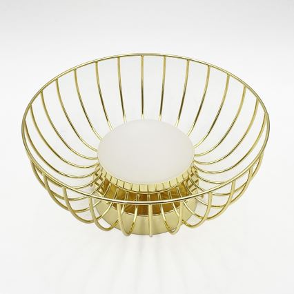 LED griestu lampa BETSY LED/12W/230V Ø 25 cm zelta