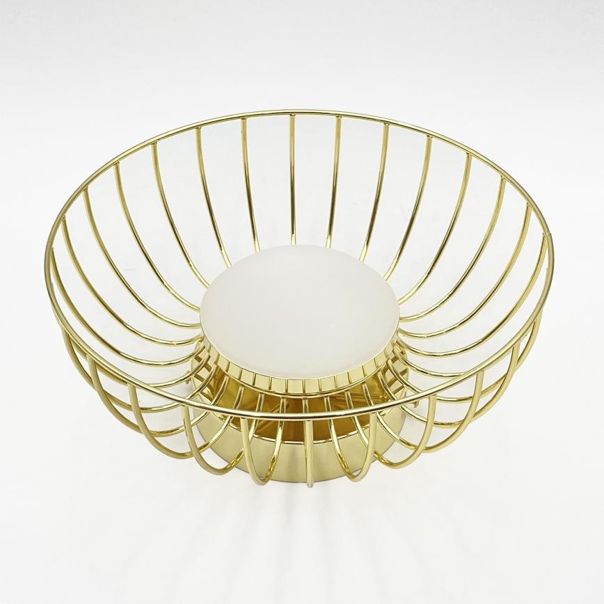 LED griestu lampa BETSY LED/12W/230V Ø 25 cm zelta