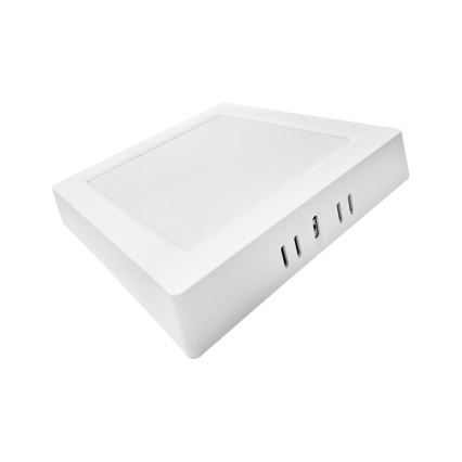 LED Griestu lampa BLOCK LED/12W/230V 4000K 16,7x16,7 cm balta