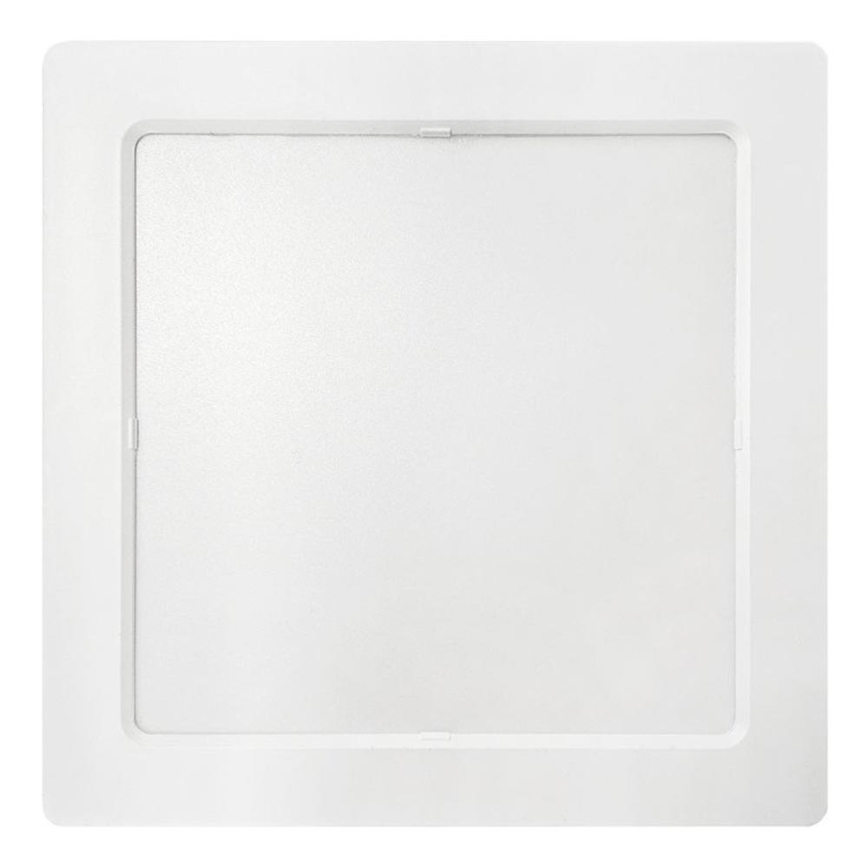 LED Griestu lampa BLOCK LED/18W/230V 4000K 21,4x21,4 cm balta