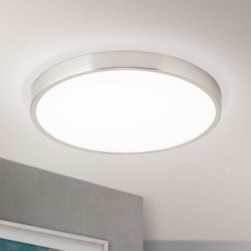 LED Griestu lampa BULLY LED/28W/230V d. 28 cm matēts hroms