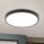 LED Griestu lampa BULLY LED/28W/230V d. 28 cm melna