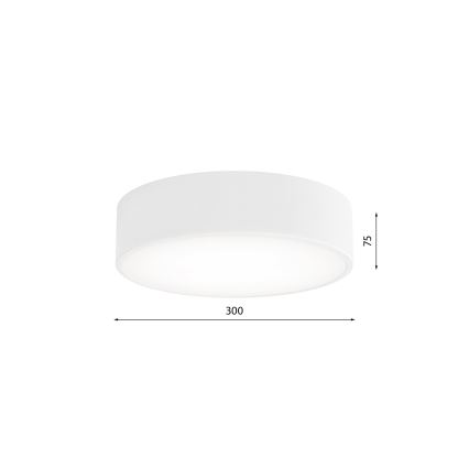 LED Griestu lampa CLEO LED/24W/230V 3000K d. 30 cm balta