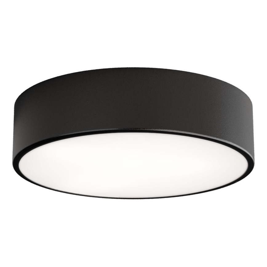 LED Griestu lampa CLEO LED/24W/230V 3000K d. 30 cm melna