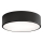 LED Griestu lampa CLEO LED/24W/230V 3000K d. 30 cm melna