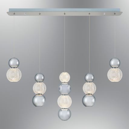 LED griestu lampa CREMONA LED/27W/230V 3000K matēta hromē