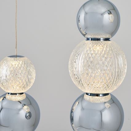 LED griestu lampa CREMONA LED/27W/230V 3000K matēta hromē