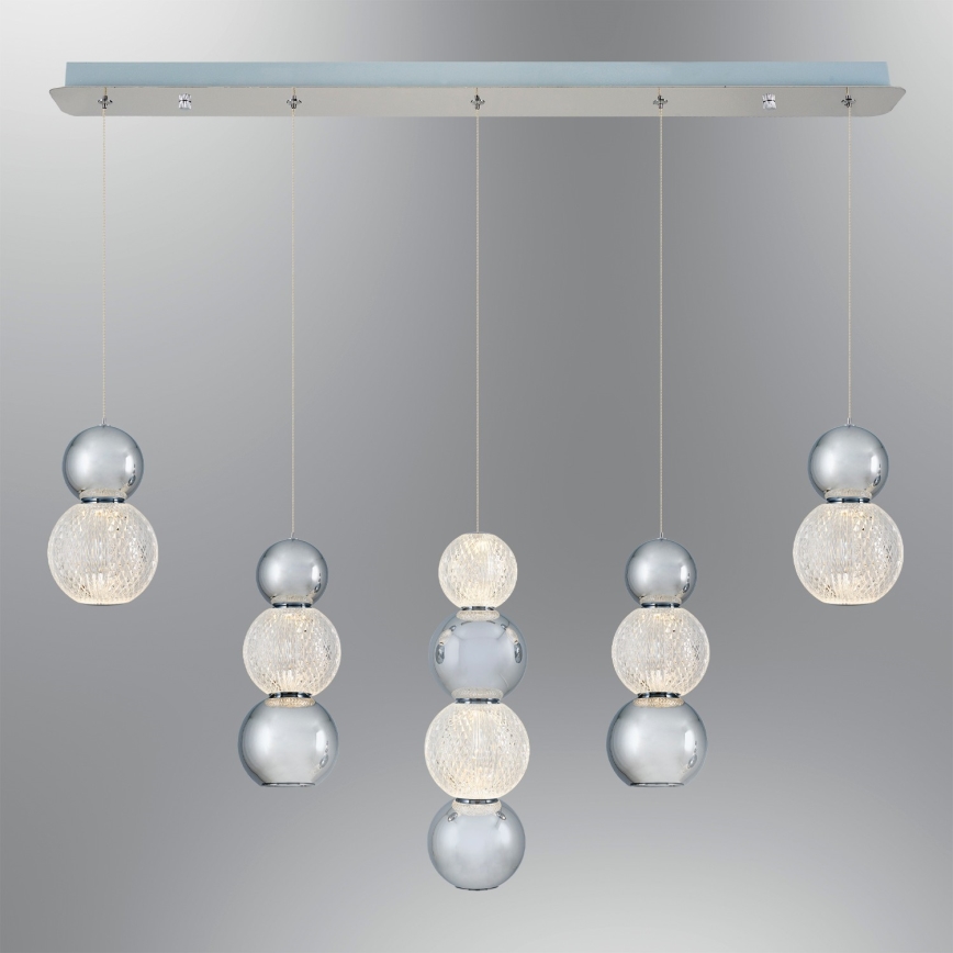LED griestu lampa CREMONA LED/27W/230V 3000K matēta hromē