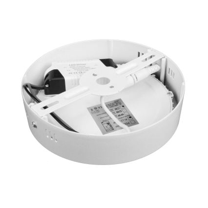 LED griestu lampa DIEGO LED/12W/230V 4000K IP40 Ø 16,5 cm balta