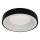 LED griestu lampa DRAX LED/32W/230V 4000K Ø 38 cm melna