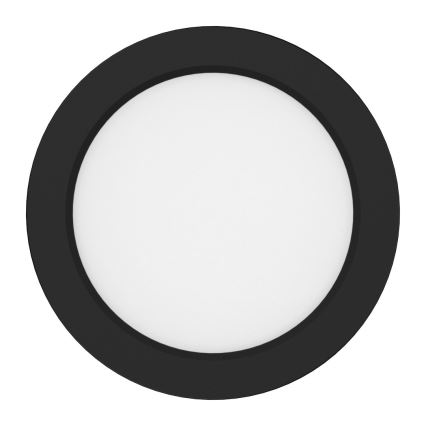 LED griestu lampa EVORA LED/6W/230V 3000/4000/6000K Ø 14 cm melna