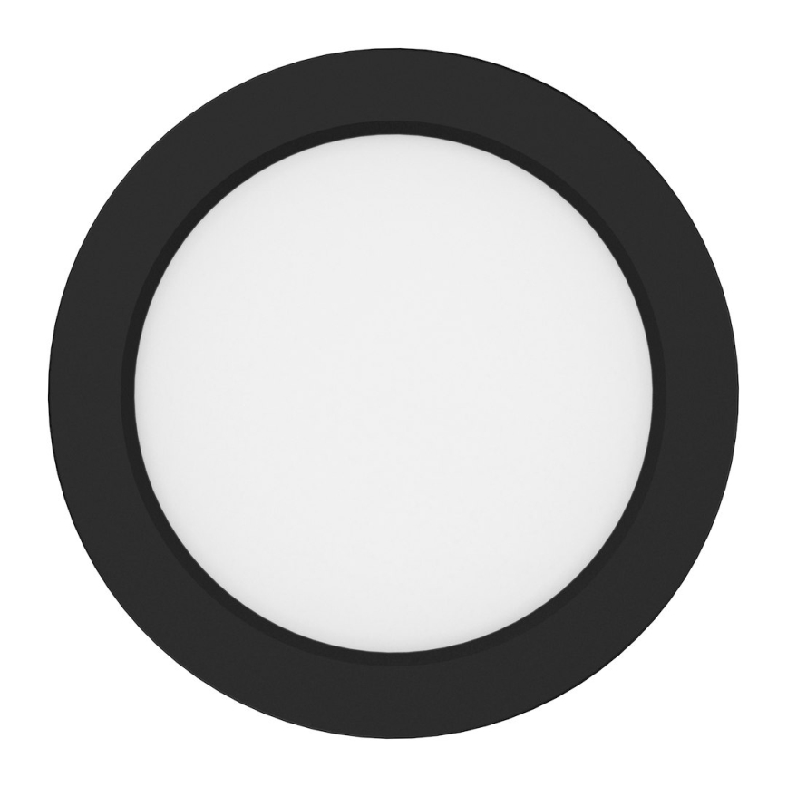 LED griestu lampa EVORA LED/6W/230V 3000/4000/6000K Ø 14 cm melna