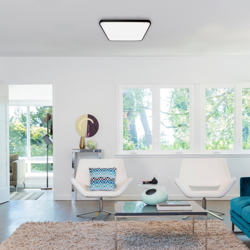 LED Griestu lampa FABIO LED/23W/230V melna