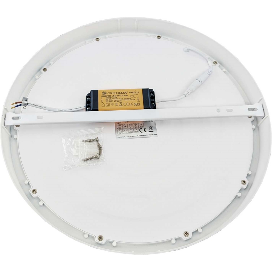 LED Griestu lampa FENIX LED/32W/230V 3800K d. 40 cm sniega balta