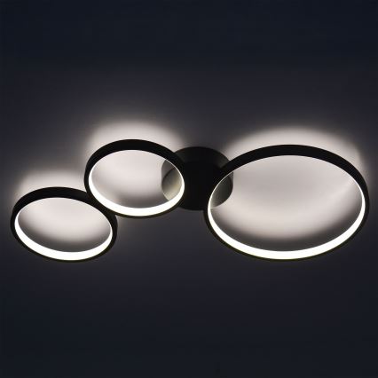 LED Griestu lampa FLAMENCO LED/33W/230V 4000K melna