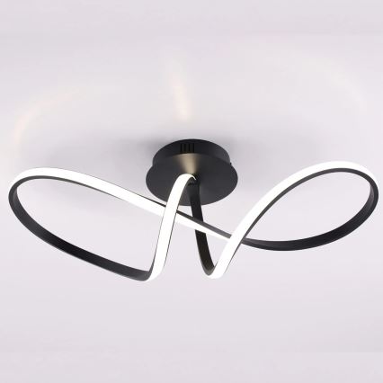 LED griestu lampa FLAVIA LED/33W/230V 24x61 cm melna