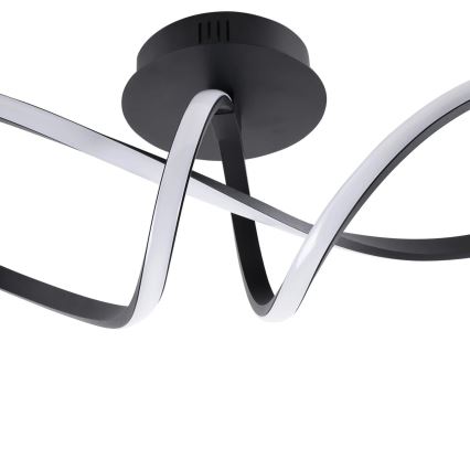 LED griestu lampa FLAVIA LED/33W/230V 24x61 cm melna