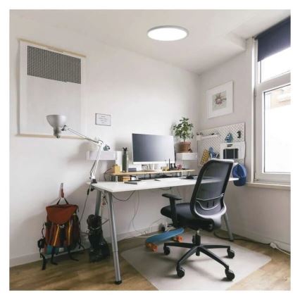 LED Griestu lampa FLORI LED/18W/230V 4000K balta d. 29 cm
