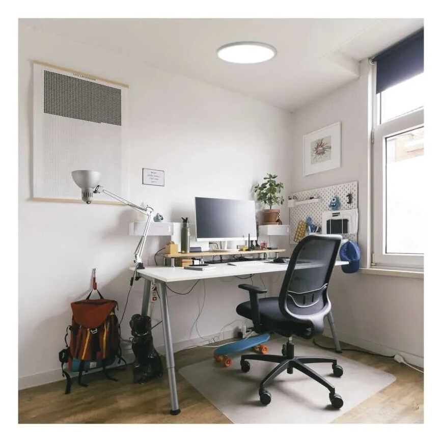 LED Griestu lampa FLORI LED/18W/230V 4000K balta d. 29 cm