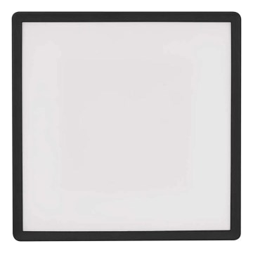 LED Griestu lampa FLORI LED/18W/230V 4000K melna 29x29 cm