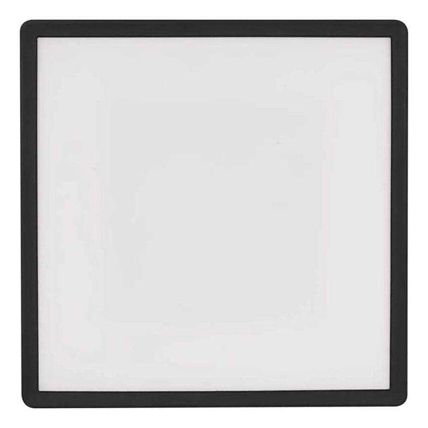 LED Griestu lampa FLORI LED/18W/230V 4000K melna 29x29 cm