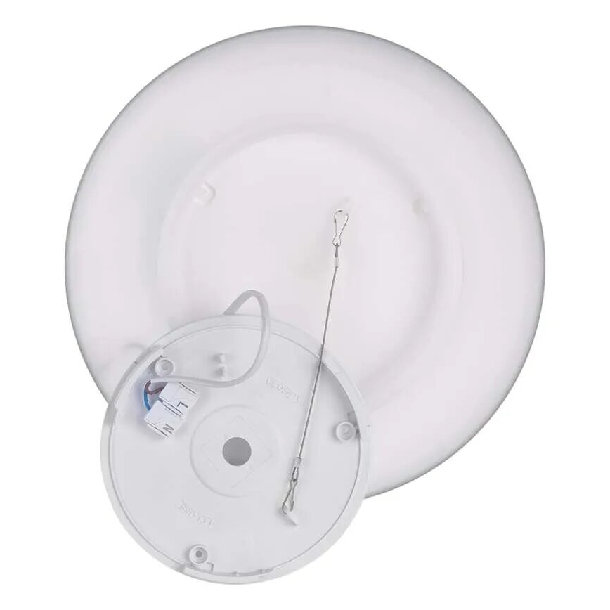 LED Griestu lampa FLORI LED/18W/230V 4000K melna d. 29 cm