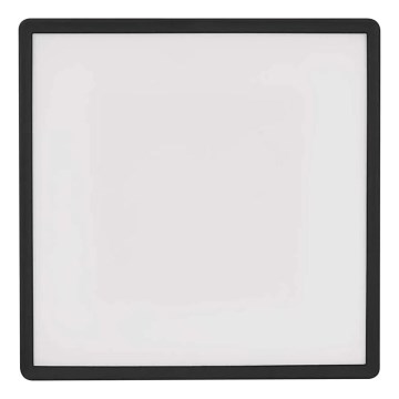 LED Griestu lampa FLORI LED/22W/230V 4000K melna 42x42 cm