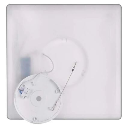 LED Griestu lampa FLORI LED/22W/230V 4000K melna 42x42 cm