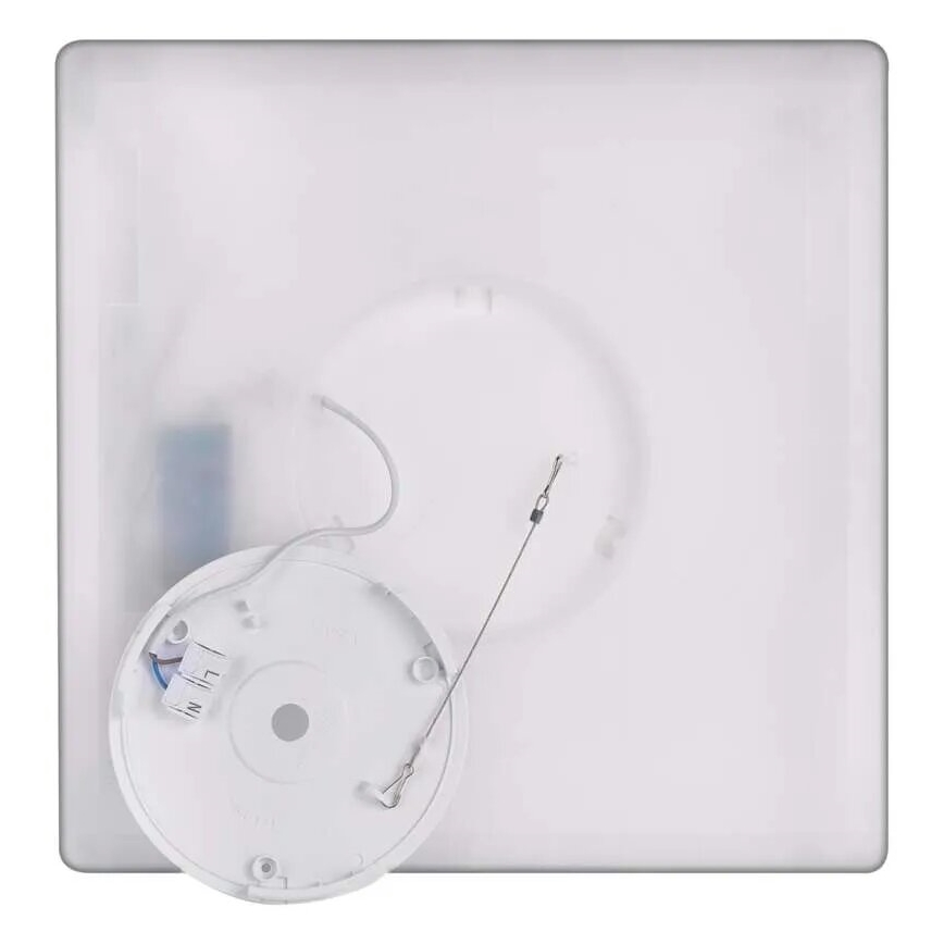 LED Griestu lampa FLORI LED/22W/230V 4000K melna 42x42 cm