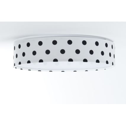 LED Bērnu griestu lampa GALAXY KIDS LED/24W/230V punkti balta/melna