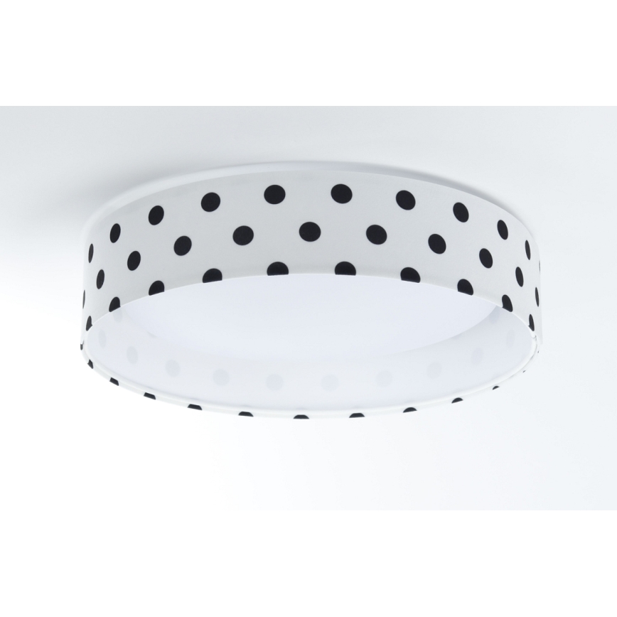 LED Bērnu griestu lampa GALAXY KIDS LED/24W/230V punkti balta/melna