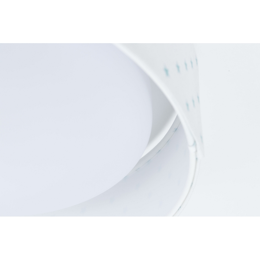 LED Griestu lampa GALAXY KIDS LED/24W/230V zvaigznes balta/tirkīza