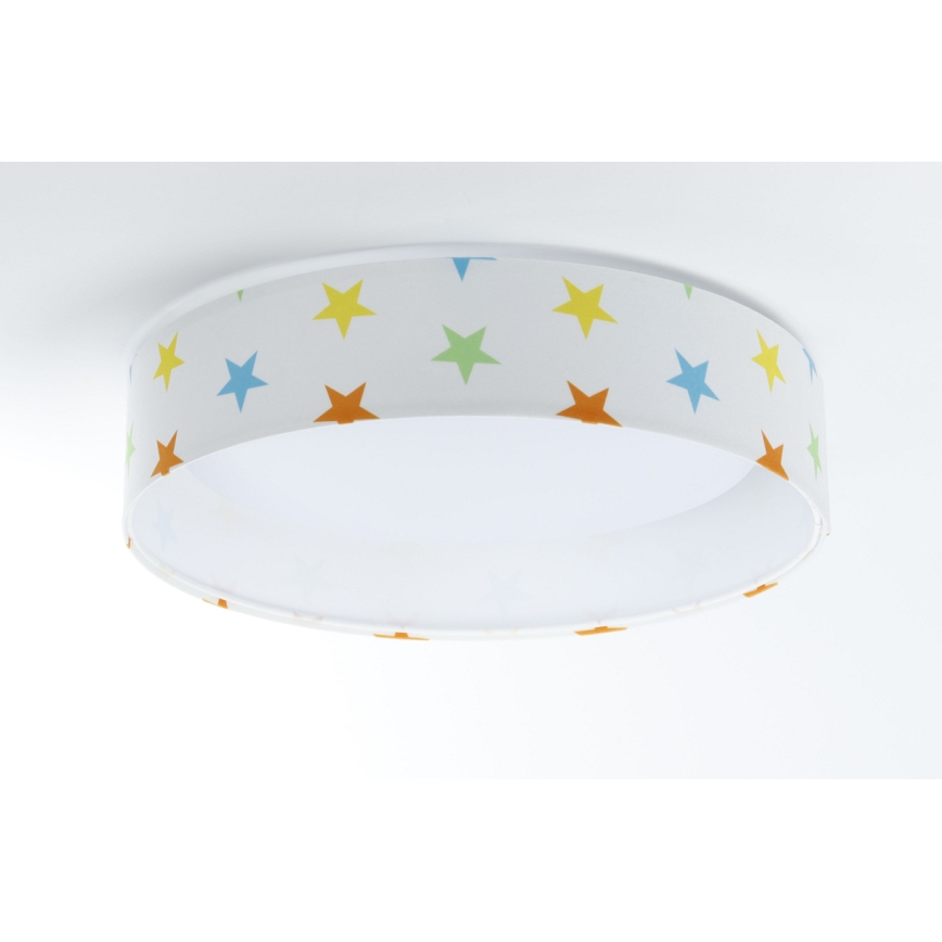 LED Bērnu griestu lampa GALAXY KIDS LED/24W/230V zvaigznes krāsaina