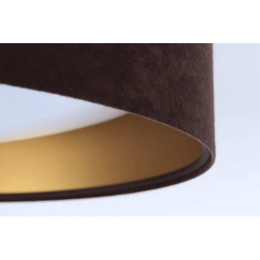 LED Griestu lampa GALAXY LED/24W/230V d. 44 cm brūna/zelta