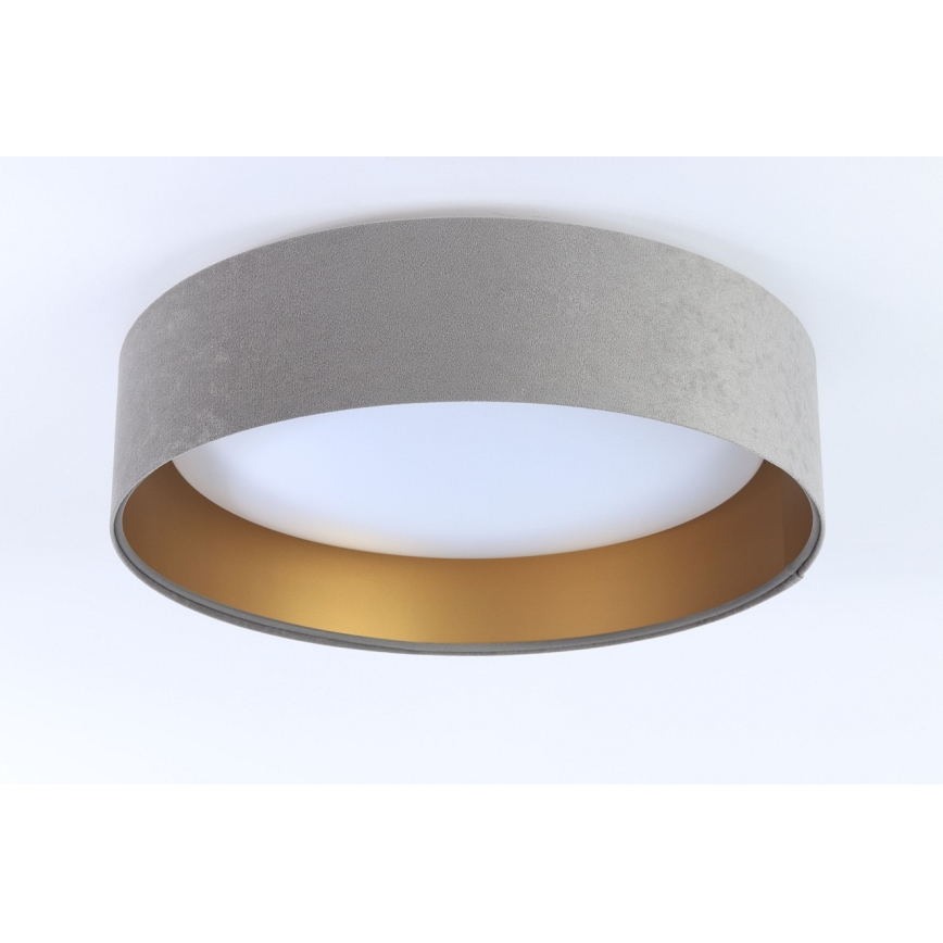 LED griestu gaismeklis GALAXY LED/24W/230V Ø 44 cm pelēks/zeltains