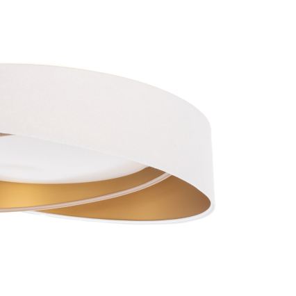 LED griestu lampa GALAXY MODERN LED/24W/230V Ø 55 cm balta/bēša/zelta
