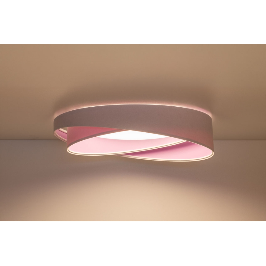 LED griestu lampa GALAXY MODERN LED/24W/230V Ø 55 cm balta/violeta